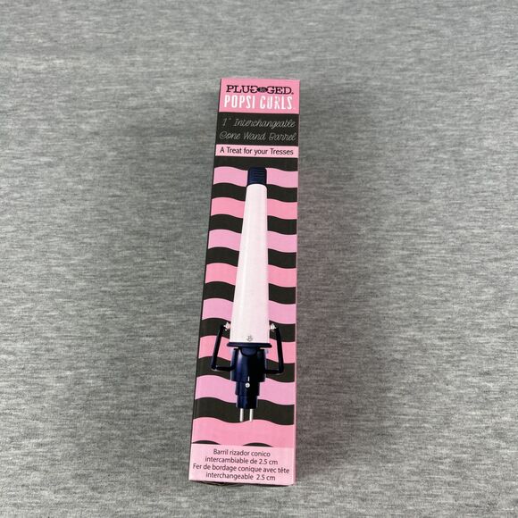 Plugged In POPSI CURLS 1" Interchangeable Cone Barrel T-28 Series - Picture 2 of 8